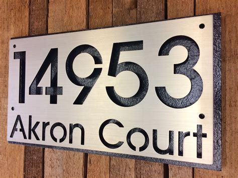 metal house numbers edmonton|edmonton house number plates.